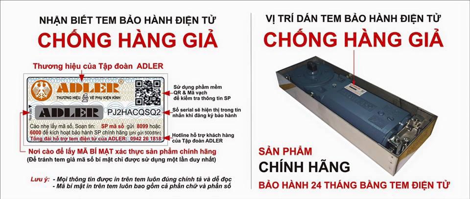 Xác thực hàng chính hãng các sản phẩm của Adler